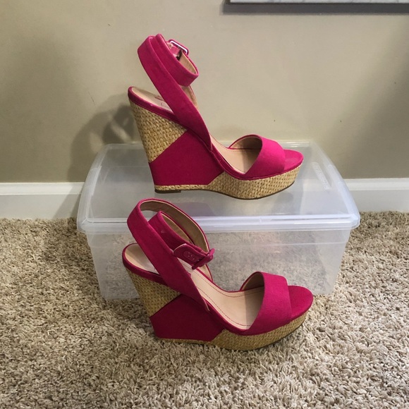 bcbgeneration wedge heels